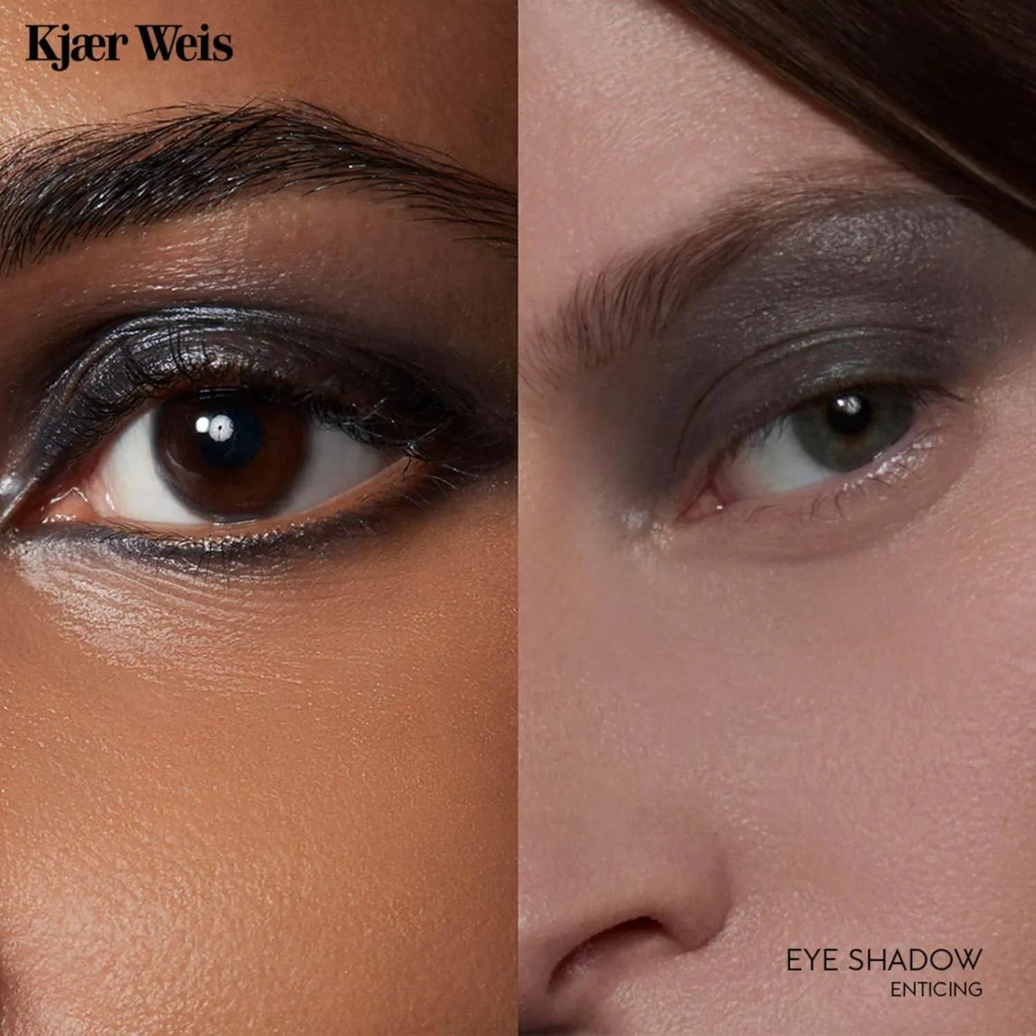 Kjaer Weis Cream Eyeshadow. Highly Pigmented Metallic Gold Eyeshadow with Organic Ingredients. Blendable Cream Eye Shadow for Long Lasting Eye Makeup. Cruelty Free Clean Makeup