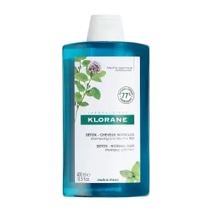 Klorane - Detox Shampoo with Aquatic Mint for Dull Hair - Purifies, Protects & Invigorates Hair - Visibly Increases Shine