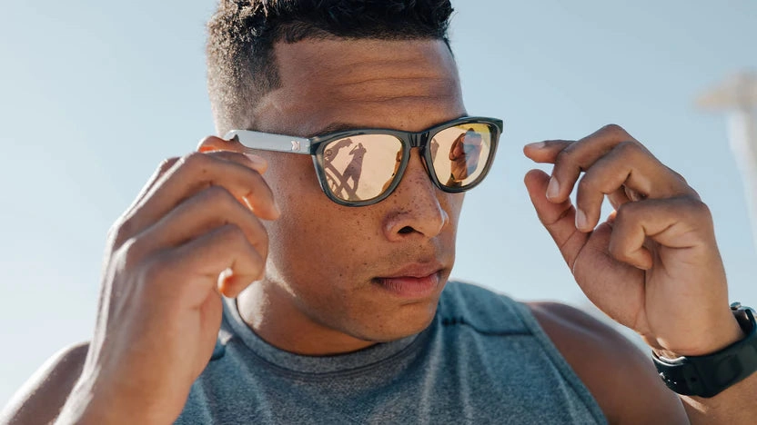 Knockaround Jelly Grey / Peach Premium Sport Sunglasses