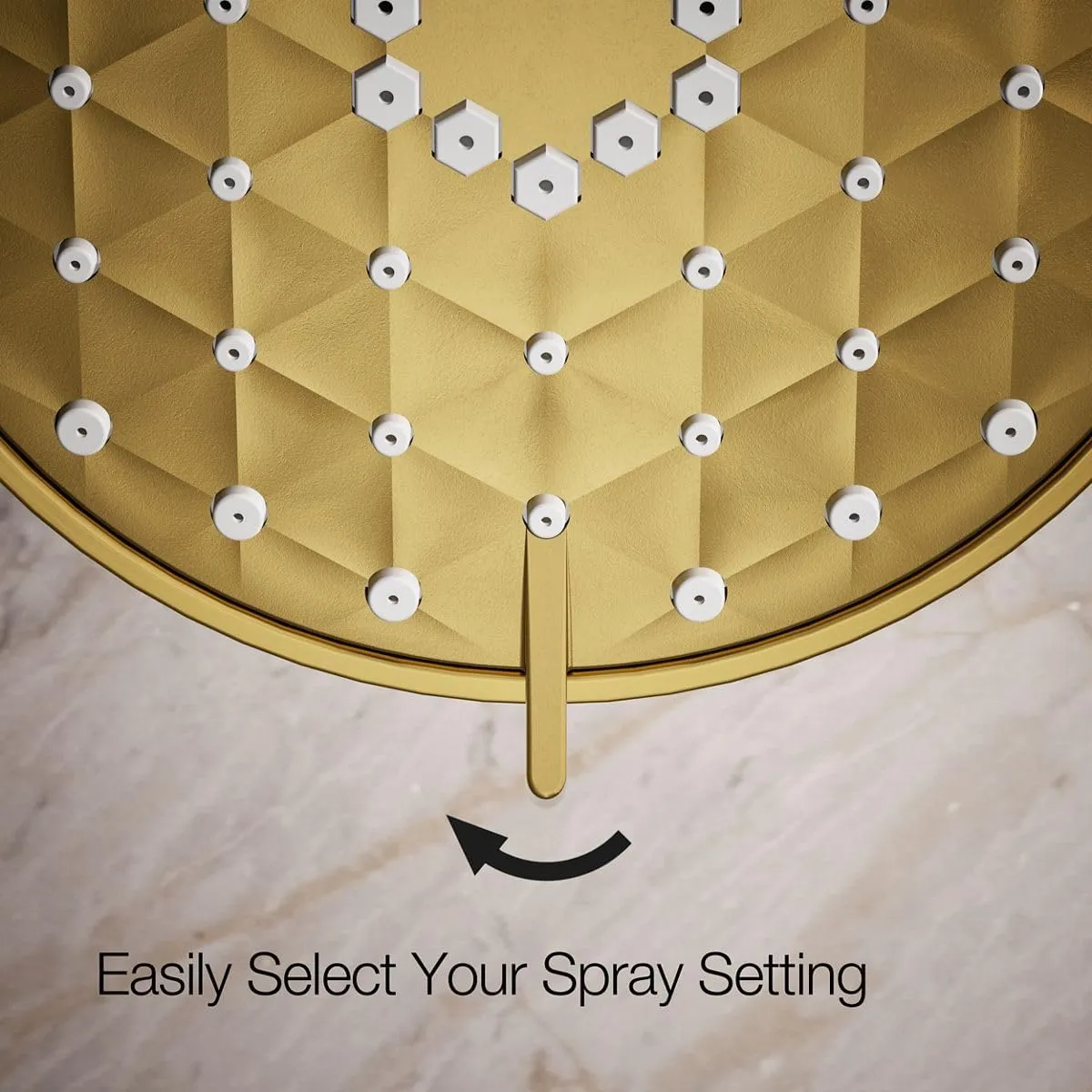 Kohler 72419-Y-2MB Awaken G110 Multifunction SHOWERHEAD, Vibrant Brushed Moderne Brass