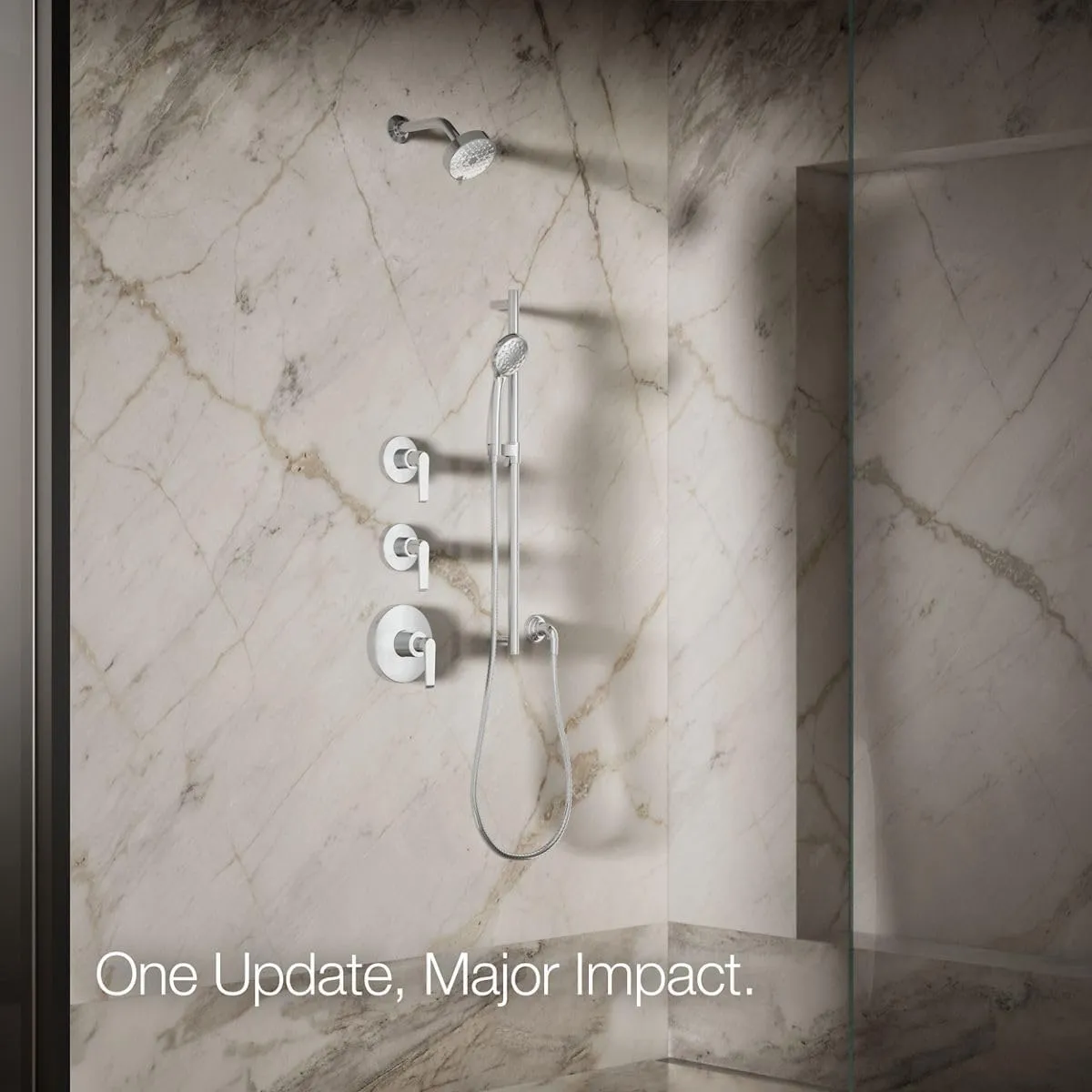 Kohler 72419-Y-CP Awaken G110 Multifunction SHOWERHEAD, Polished Chrome