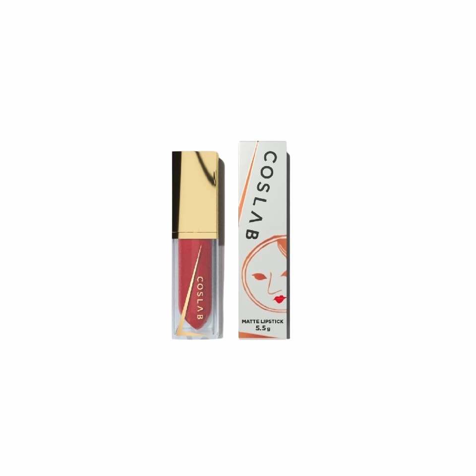 KongnapatxLablibrary Coslab Professional Matte Lipstick, 4 Shade (03 - Orientel Peach, 5.5g)