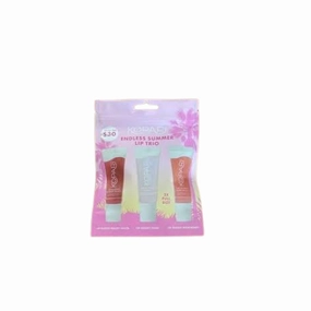 Kopari Endless Summer Lip Trio Lip Glossy Beachy Peach, Clear, Nude Beach (Endless Summer Lip Glossy, Trio)