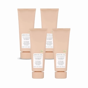 Kristin Ess 8.45 fl oz Moisturizing Cleansing Conditioner for Curly Hair, Frizz Management, Pack of 4