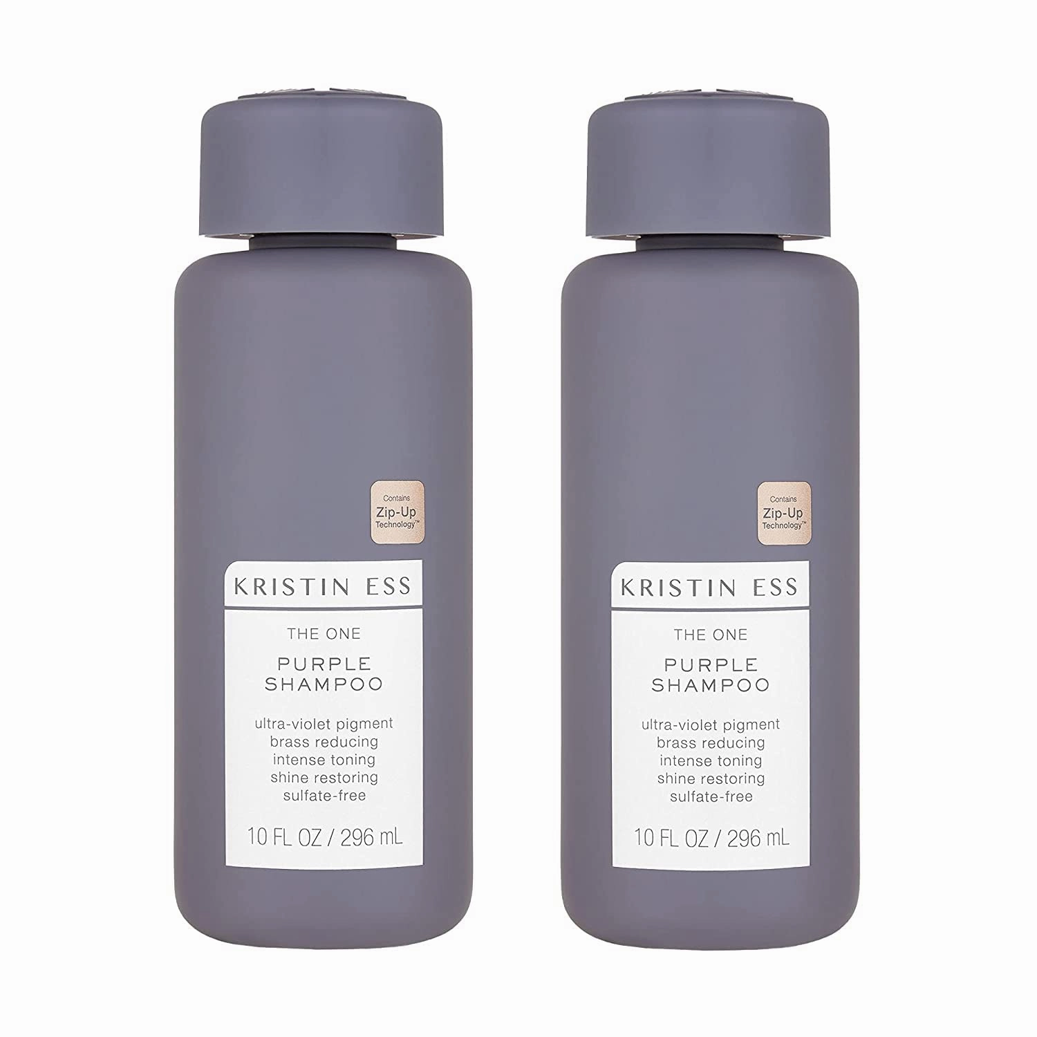 Kristin Ess Hair The One Purple Shampoo, Toning for Blonde Hair, Neutralizes Brass   Yellow Tones, Sulfate, Silicone and Paraben Free, 10 Fl Oz (Pack of 3)
