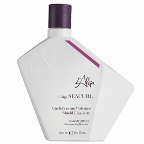 L'Alga SeaCurl Shampoo with LalgaNord5-Biocomplex and Biotin to Add Volume, Moisture, and Enhance Hair Elasticity, 100ml