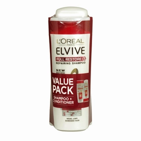 L'Oreal Paris Elvive Full Restore 5 Repairing Shampoo And Conditioner Value Pack 250 ml