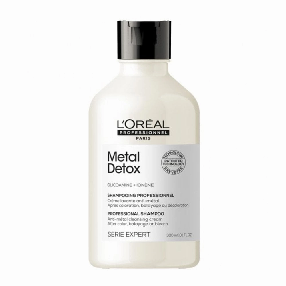 L'Oreal Professionnel Serie Expert Metal Detox Anti-Metal Cleansing Cream Shampoo, Masque 250ml & Oil 50ml Trio