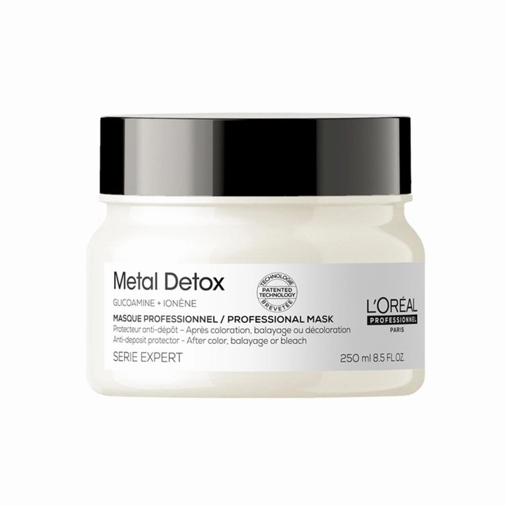 L'Oreal Professionnel Serie Expert Metal Detox Anti-Metal Cleansing Cream Shampoo, Masque 250ml & Oil 50ml Trio