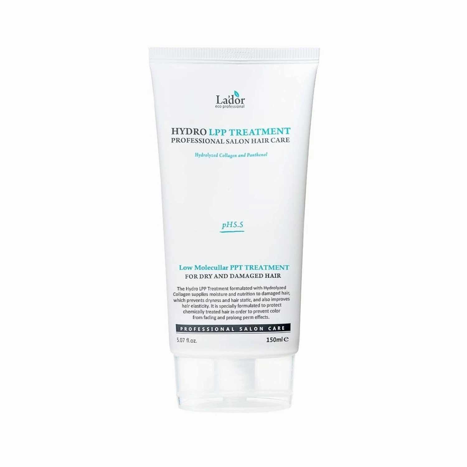 LA'DOR Hydro LPP Keratin Hair Treatment - Anti Frizz Conditioner Mask for Dry, Damaged, Color Treated, Gray Hair - Hydrolyzed Collagen (2. 5.07 Fl Oz)