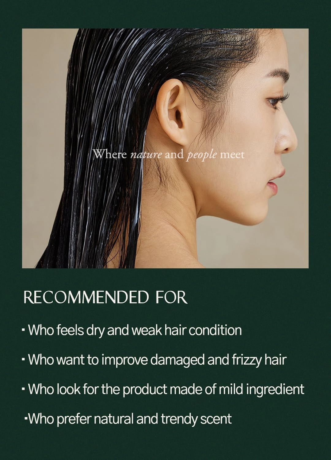 Laminaria Conditioner with Organic Ingredient, Damaged Hair Care Korean Conditioner, Hydrating & Smoothing, Anti-Frizz, Sulfate & Paraben Free, for Women & Men, 16.9 Fl Oz, Pine & Eucalyptus