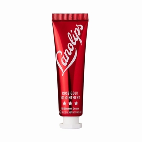 Lanolips Rose Gold 101 Ointment - Natural Lanolin Moisturizer with Blush Color Tints for Lips   Cheeks - Long Lasting Hydrating Balm   Tint - Clean, Cruelty-Free (9g)