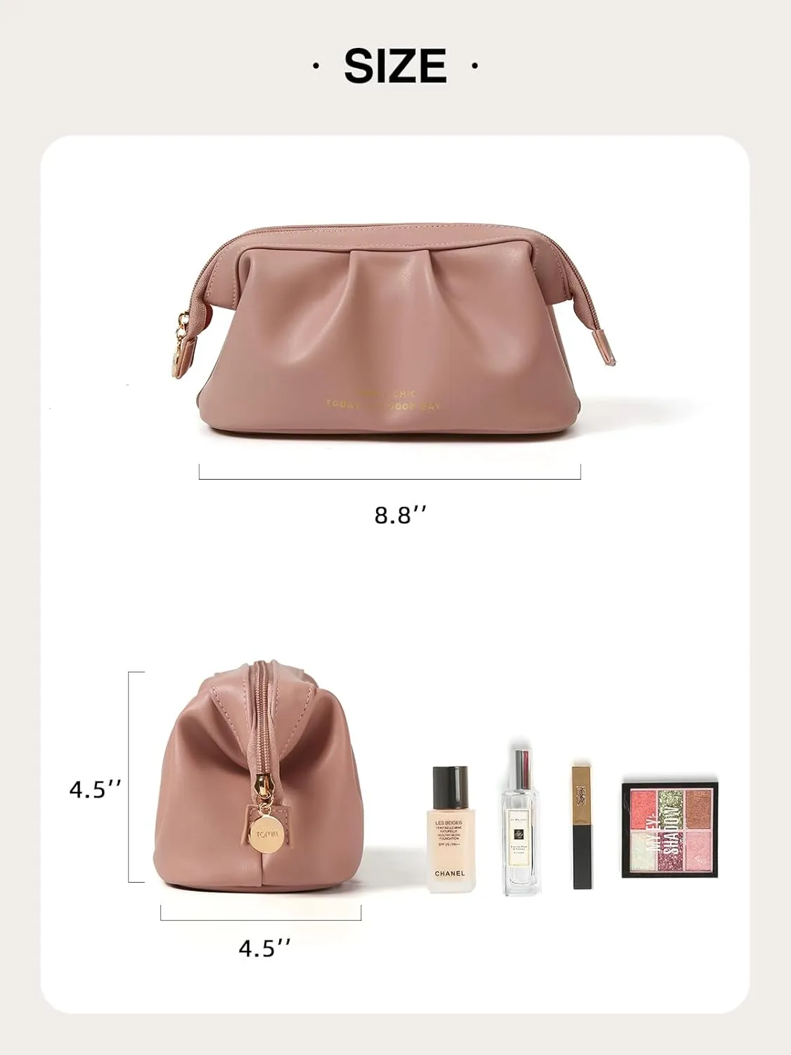 Large Makeup Bag Travel Cosmetic Bag for Women Wide-open Make up Bag Portable Leather Travel Toiletry Bag Waterproof Makeup Organizer Bag for Cosmetics Toiletries Accessories