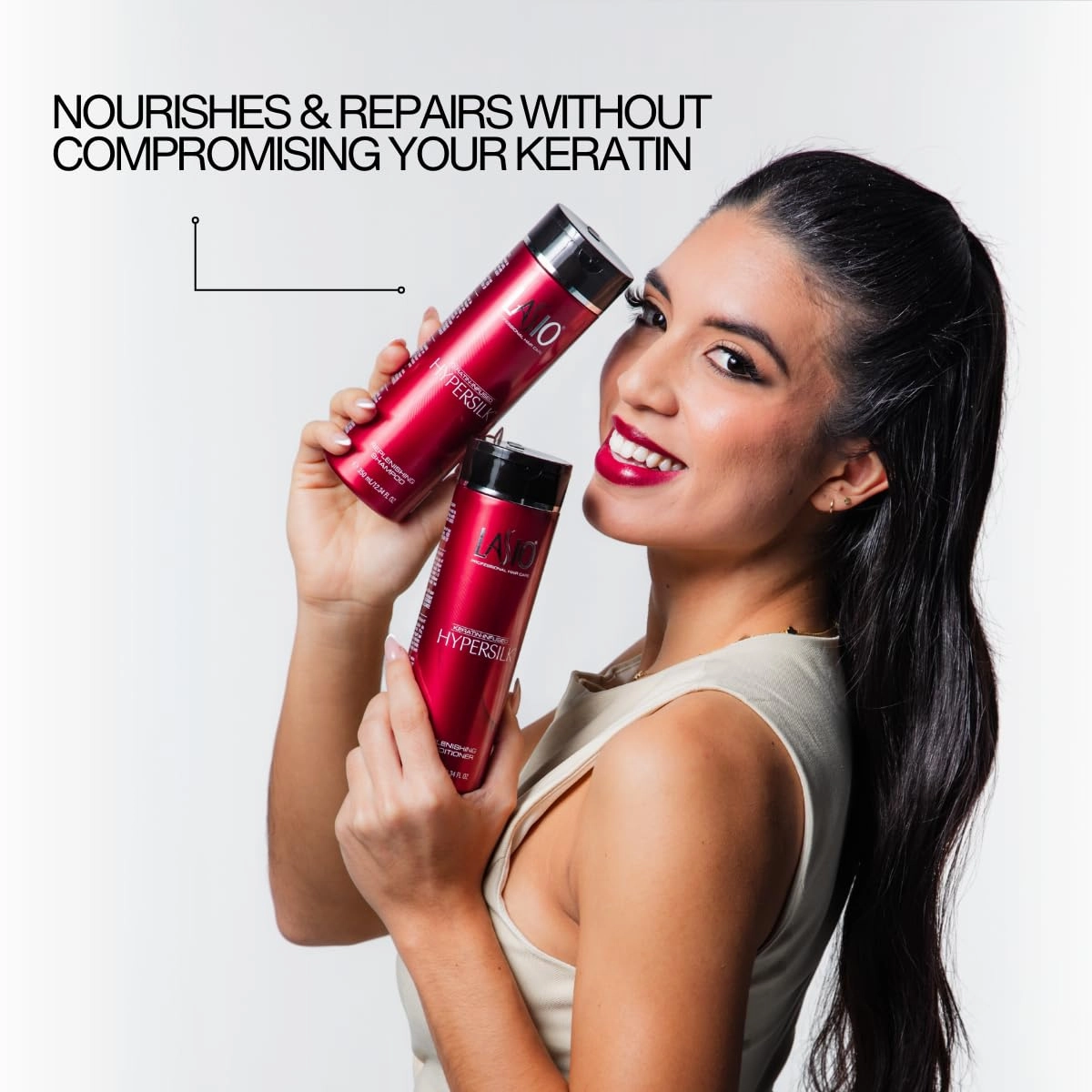 Lasio- Keratin Replenishing Conditioner 12oz/35oz - Frizz-Fighting Formula to Nourish, Revitalize, and Strengthen-Hair with Coconut Oil, Keratin, and Cupuaçu for Silky Smooth, Healthy-Looking Locks