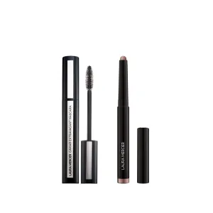 Laura Mercier Caviar Stick Cream Eyeshadow: Shimmer Finish, 24HR Wear, Long Lasting, Rich Color, Easily Blendable and Buildable, Waterproof, Strapless   Caviar Extravagant Mascara Bundle
