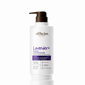 Lavender  Purple Conditioner | Anti-Brass & Yellow Tones | Hydrating & Smoothing Conditioner for Blonde, Platinum & Gray Hair | Sulfate-Free, Color-Safe, with Lavender & Grape Seed Oil 18 oz
