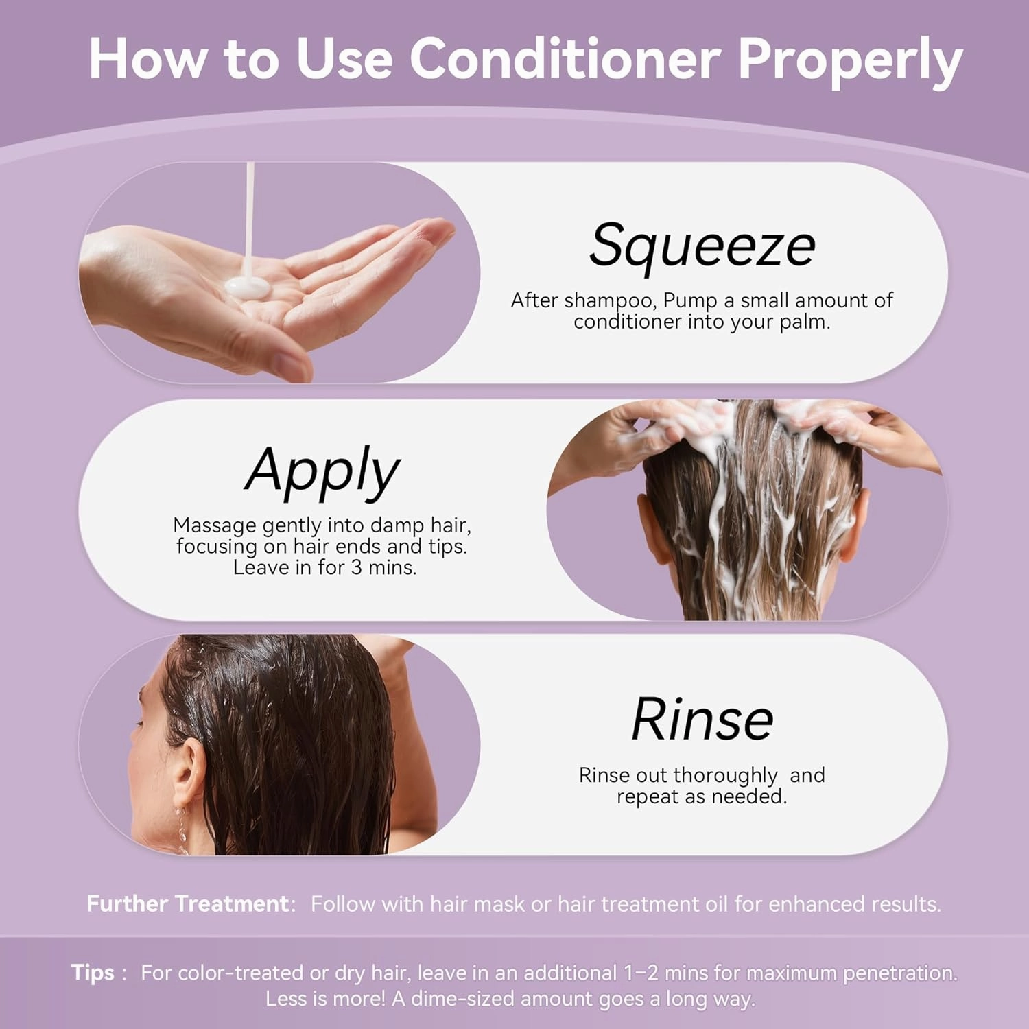 Lavender  Purple Conditioner | Anti-Brass & Yellow Tones | Hydrating & Smoothing Conditioner for Blonde, Platinum & Gray Hair | Sulfate-Free, Color-Safe, with Lavender & Grape Seed Oil 18 oz