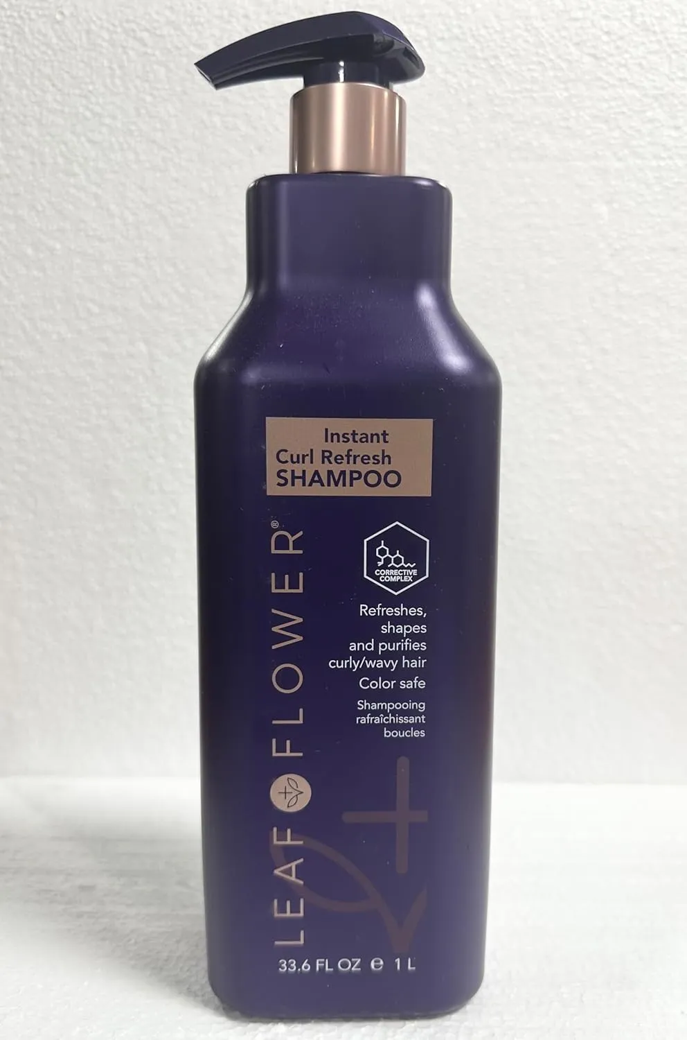 Leaf & Flower Instant Curl Refresh Shampoo & Curl Repair Conditioner 33.6 oz Duo