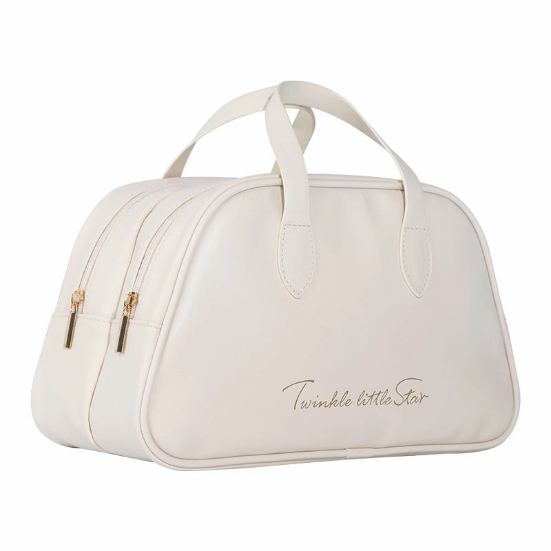 Leather Travel Toiletry Bag – Large Capacity