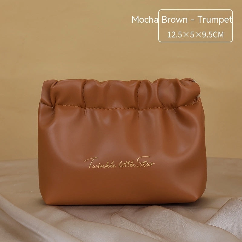 Leather Travel Toiletry Bag – Large Capacity