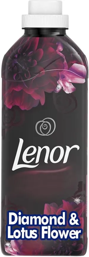 Lenor Fabric Softener Conditioner Diamond and Lotus Flower Scent, Anti-Ageing for Soft Clothes and Comfortable Feel, 750 ml, 26 Washes