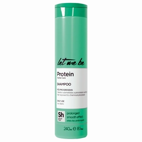Let Me Be Protein Home Care Shampoo 240ml – Post-Progressive Smoothing Shampoo for Frizz Control, Shine & Hydration – Protein & Collagen-Enriched Formula for All Hair Types