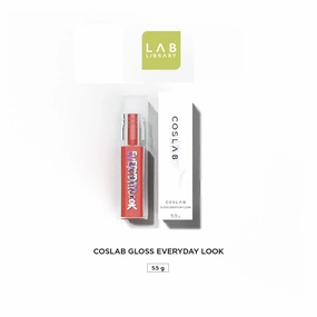 Library Skin Lip Gloss CoslabGloss Everyday Look 5g. #13 Florence Peach (13) Moisture Nourish Smooth Beautiful Skin Set 8 B328 By Thaigiftshop [Get Free Tomato Facial Mask]