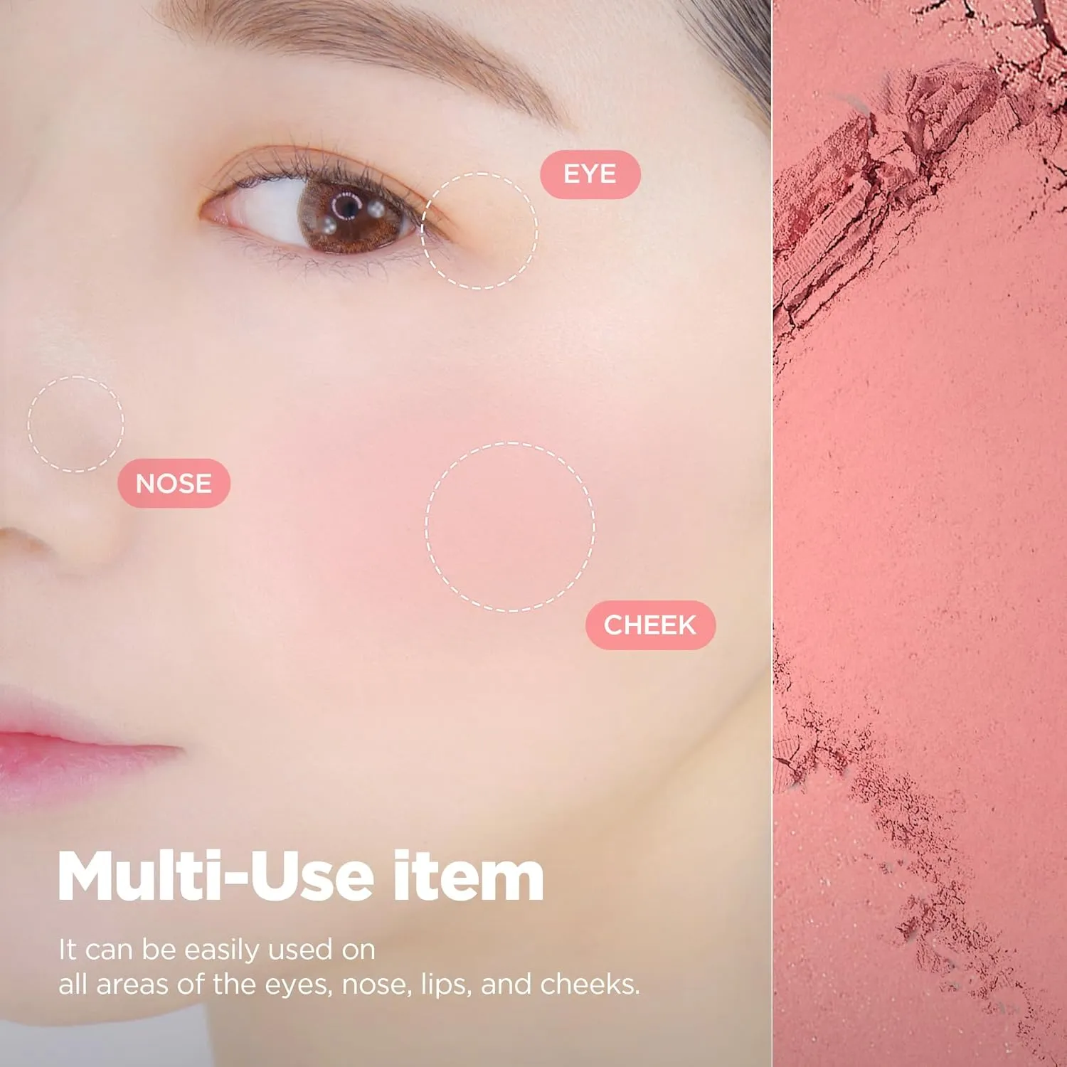 lilybyred Luv Beam Cheek | Heart-Shaped Korean Powder Blush, Soft Matte Finish with Subtle Shimmer, Blendable & Buildable, Lightweight & Long-Lasting, Natural Flush, 0.16 oz. (05 French Marsala)