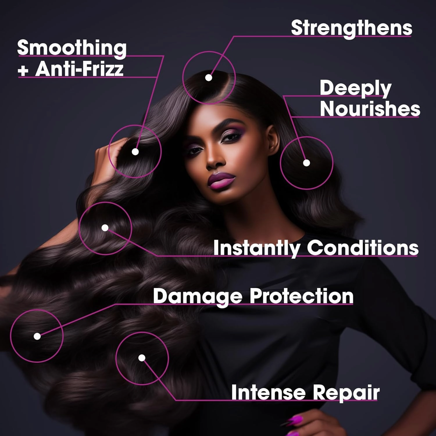 Liquid Baobab Protein - Pure Vegan Hydrolyzed Baobab Extract from African Trees for Haircare and Skincare - 34 Oz