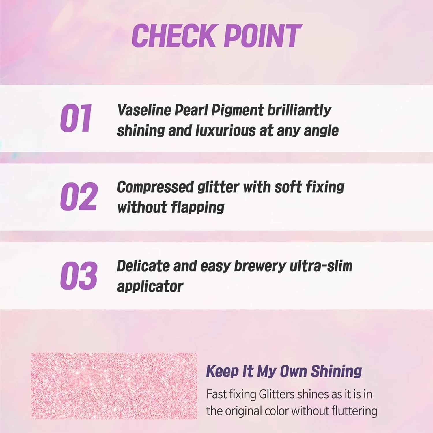 Liquid eyeshadow glitter eyeshadow for eye makeup - Long-lasting, Smudge-proof, Vivid and Easy cleansing (5 colors) (Yellow)