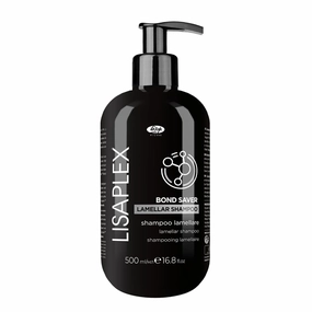 Lisap Lisaplex Lamellar Hair Shampoo, Bonding Shampoo for Strengthening & Repair, Shiny Soft Hair Care for All Hair Types, Gentle Formula, Vegan, Cruelty Free, Paraben Free, SLS/SLES Free, 500ml