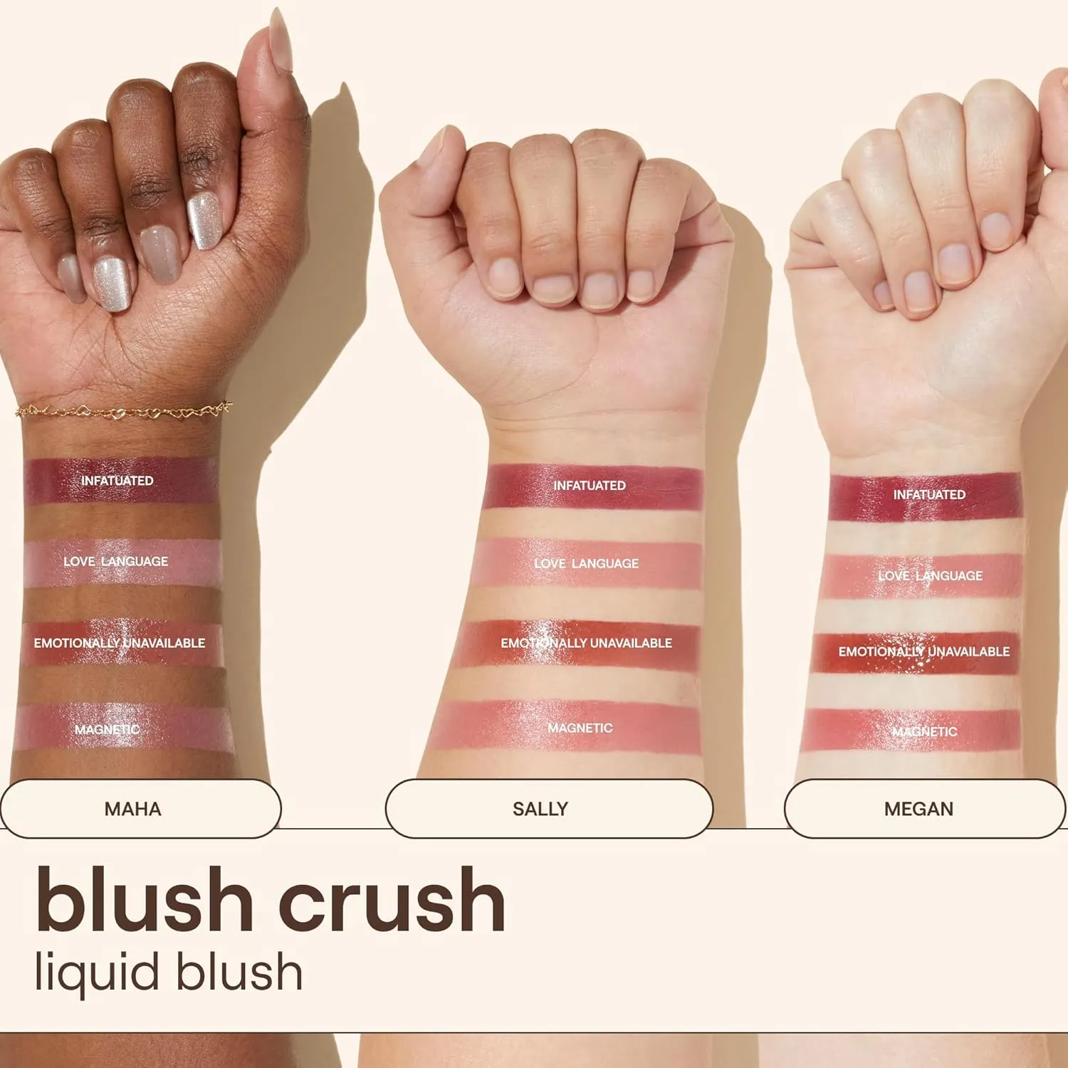 Live Tinted Blush Crush Liquid Blush - Creamy for All Skin Tones, Skincare-Powered With Peony Extract, Aai Fruit Oil, and Vitamin C Infused Liquid Makeup, 1 oz - Rose Mauve
