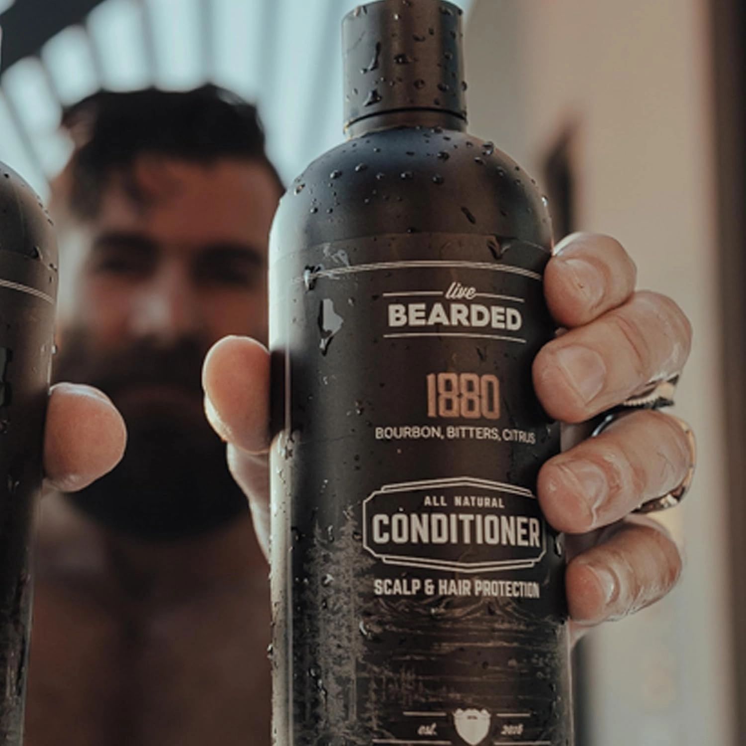 Live Bearded All-Natural Conditioner for Men - Promotes Hair Growth - Thinning and Hairloss - Deep Conditioning, Moisturizing | Legend Scent - Sandalwood, Vanilla