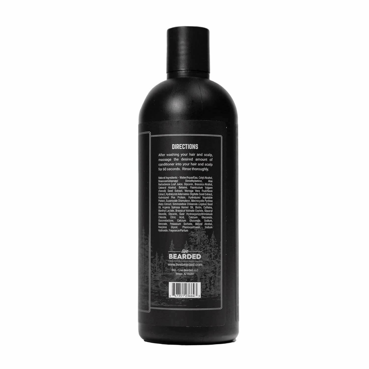 Live Bearded All-Natural Conditioner for Men - Promotes Hair Growth - Thinning and Hairloss - Deep Conditioning, Moisturizing | Legend Scent - Sandalwood, Vanilla