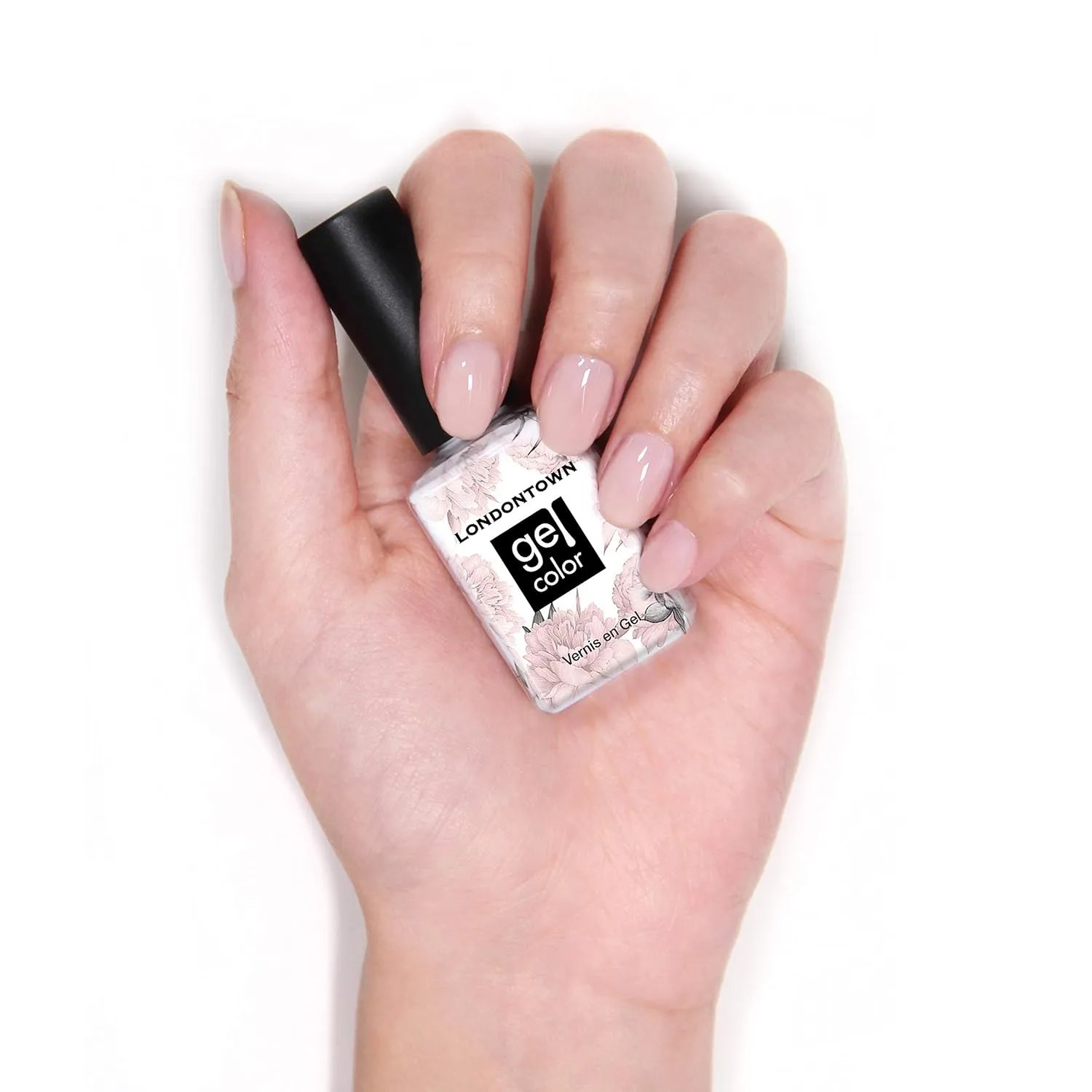 LONDONTOWN UV/LED Gel Nail Polish - Long Lasting, Chip Resistant High Shine Color - Glossy Pink Polish, 12ml/.40fl oz