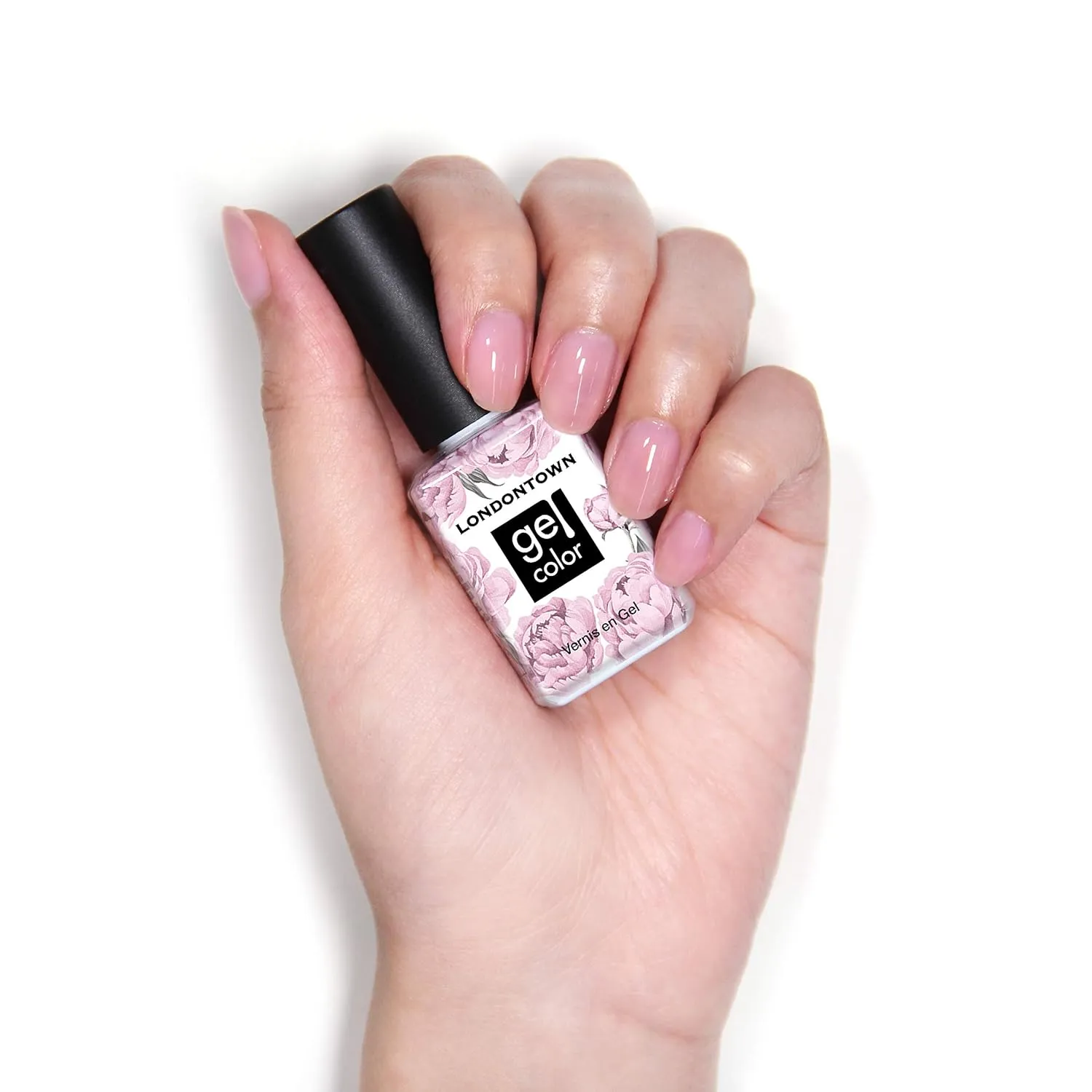 LONDONTOWN UV/LED Gel Nail Polish - Long Lasting, Chip Resistant High Shine Color - Glossy Pink Polish, 12ml/.40fl oz