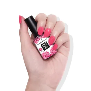 LONDONTOWN UV/LED Gel Nail Polish - Long Lasting, Chip Resistant High Shine Color - Glossy Pink Polish, 12ml/.40fl oz