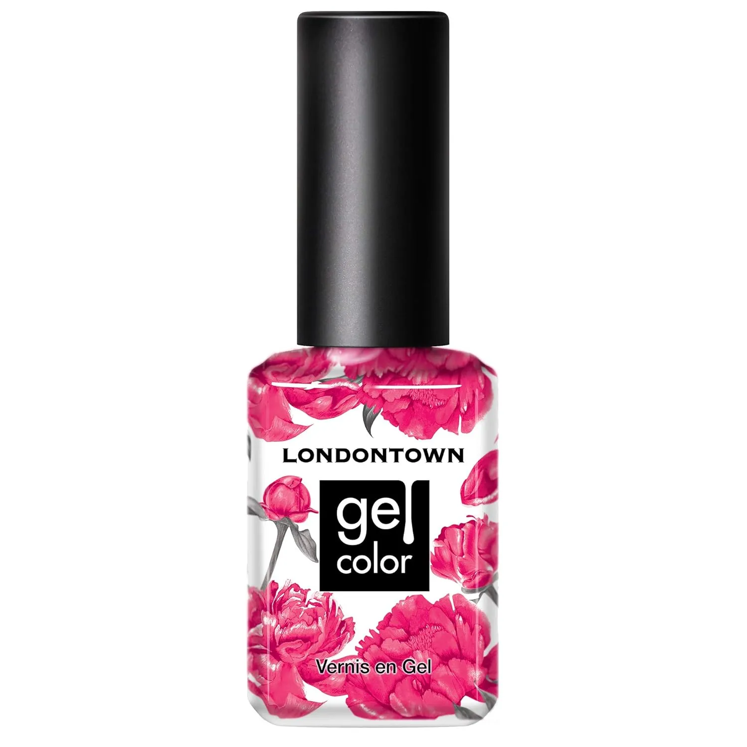 LONDONTOWN UV/LED Gel Nail Polish - Long Lasting, Chip Resistant High Shine Color - Glossy Pink Polish, 12ml/.40fl oz