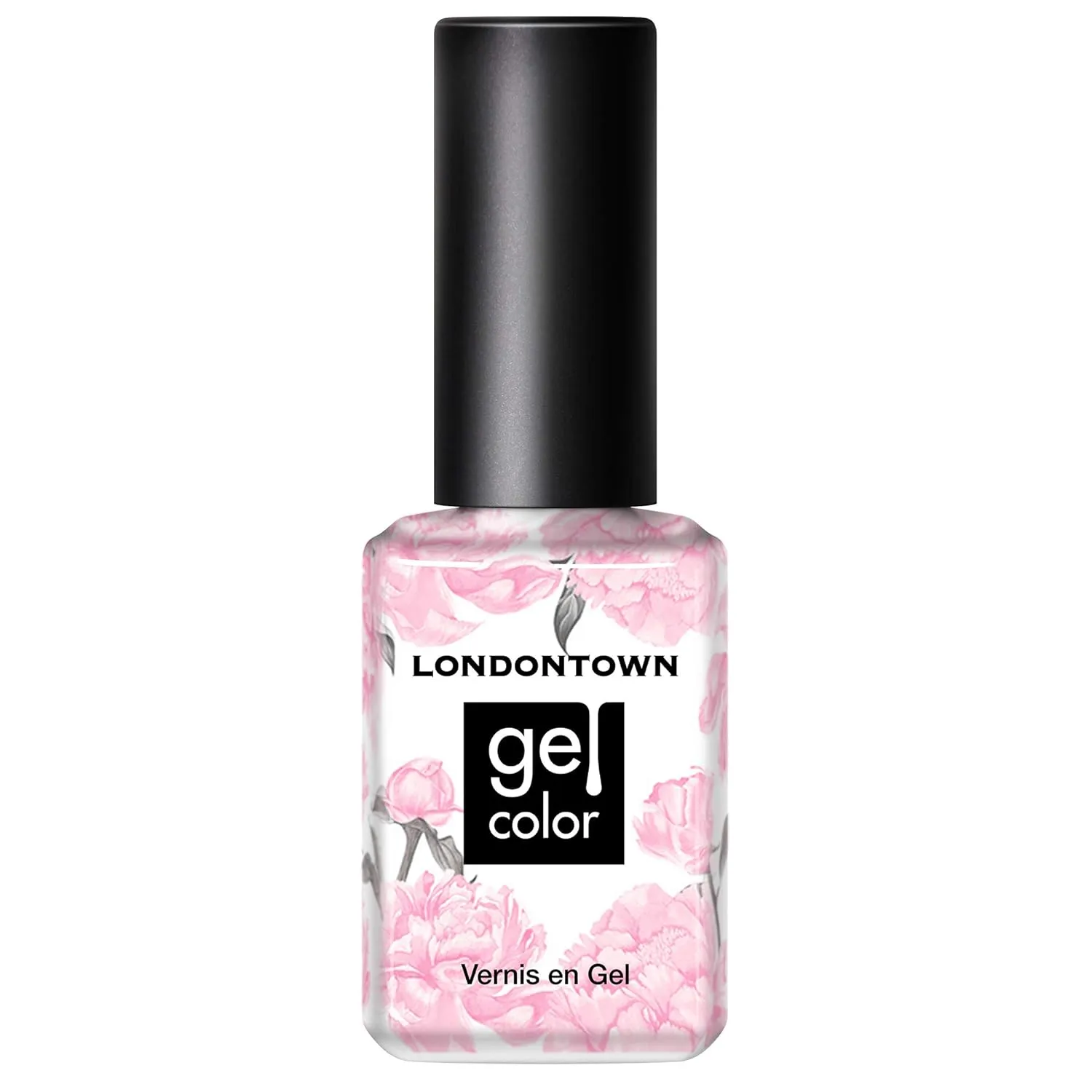 LONDONTOWN UV/LED Gel Nail Polish - Long Lasting, Chip Resistant High Shine Color - Glossy Soft Sheer Pink, Invisible Crown, 12ml/.40fl oz