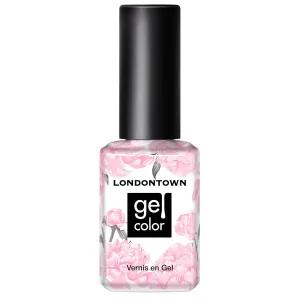 LONDONTOWN UV/LED Gel Nail Polish - Long Lasting, Chip Resistant High Shine Color - Glossy Soft Sheer Pink, Invisible Crown, 12ml/.40fl oz