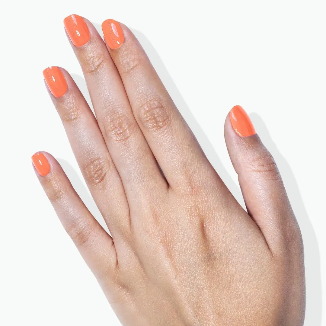 LONDONTOWN UV/LED Gel Nail Polish - Long Lasting, Chip Resistant High Shine Color - Glossy Vibrant Peach, Paloma, 12ml/.40fl oz
