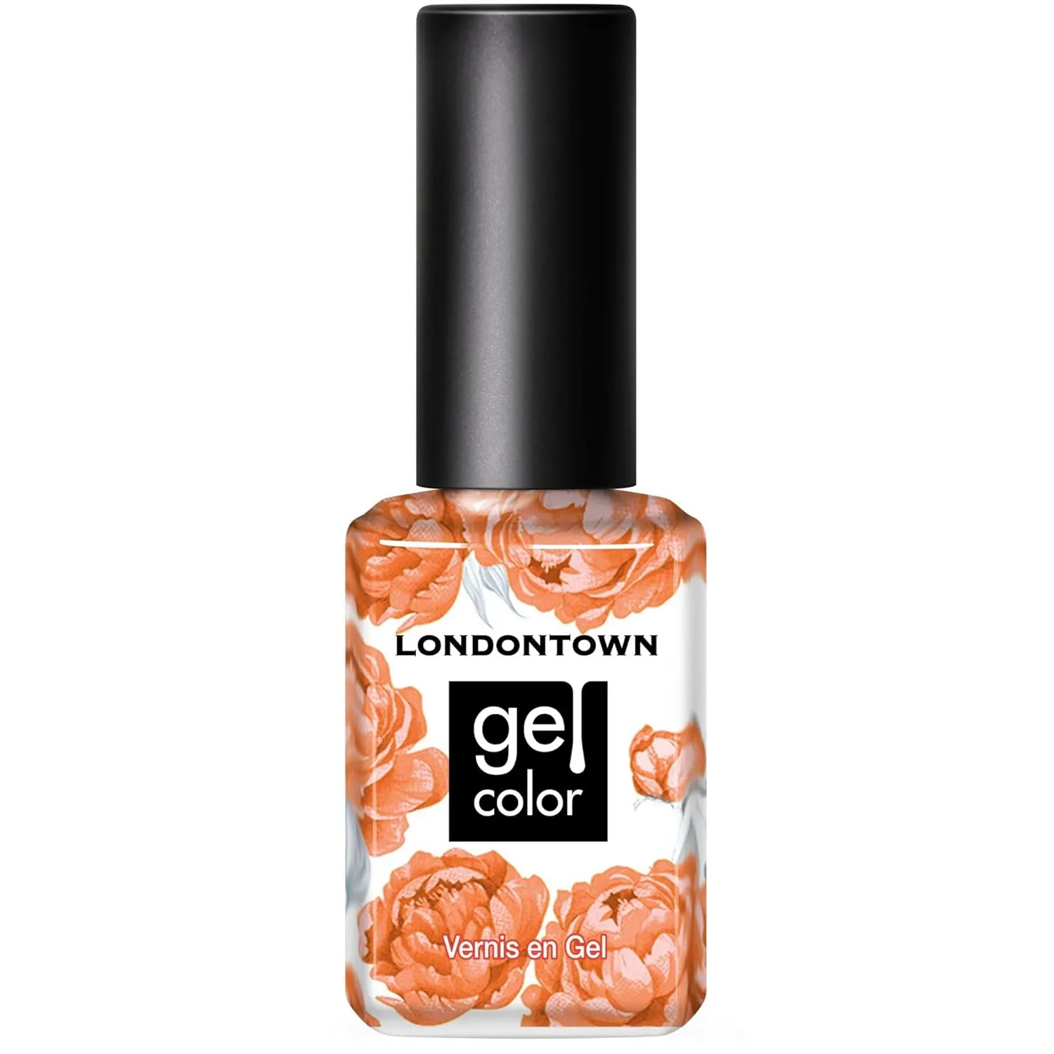 LONDONTOWN UV/LED Gel Nail Polish - Long Lasting, Chip Resistant High Shine Color - Glossy Vibrant Peach, Paloma, 12ml/.40fl oz