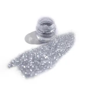 Loose Glitter Eyeshadow powder shiny Glitter | Loose Glitter Eyeshadow For Eye Makeup | Highly Pigmented Eyeshadow With Radiant Shimmer (Silver)