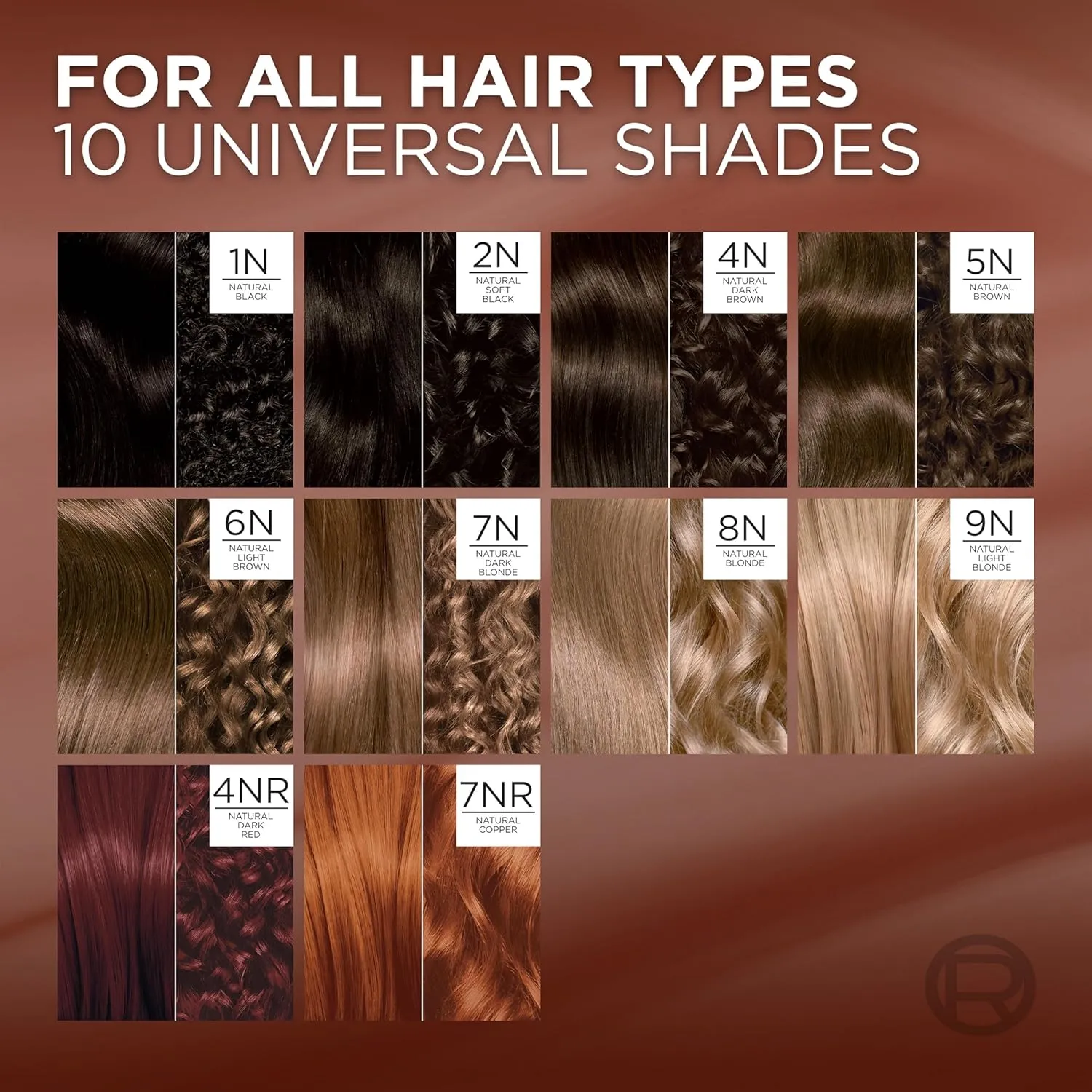 L’Oreal Paris Excellence Universal Nudes Permanent Hair Color, Ammonia Free Hair Dye for Gray Hair Coverage, 7NR Natural Copper, 1 Hair Dye Kit