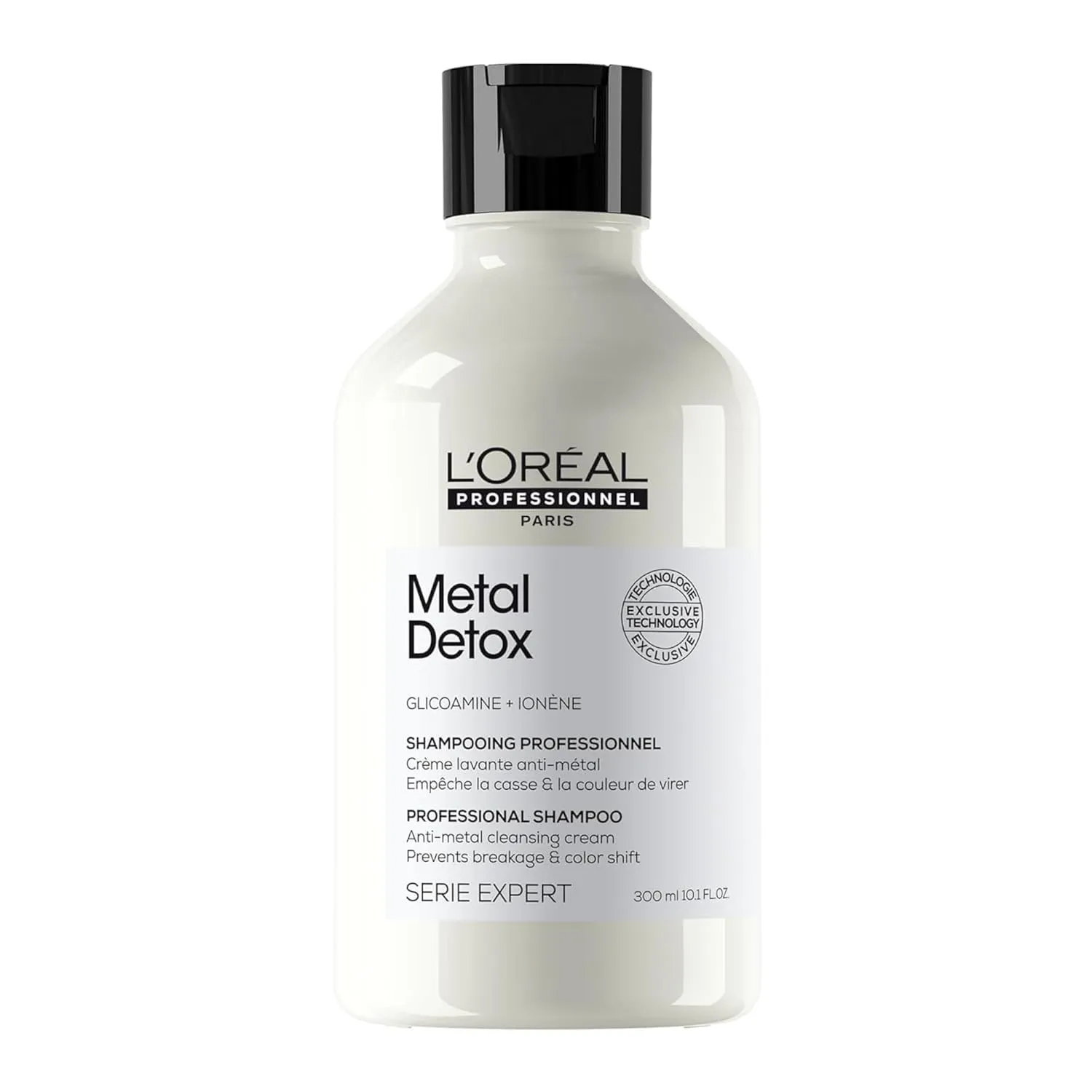 L’Oreal Professionnel Metal Detox Shampoo - Hard Water Chelating Shampoo For Damaged Hair, Removes Metal Build Up and Protects Color & Shine, Paraben & Sulfate Free