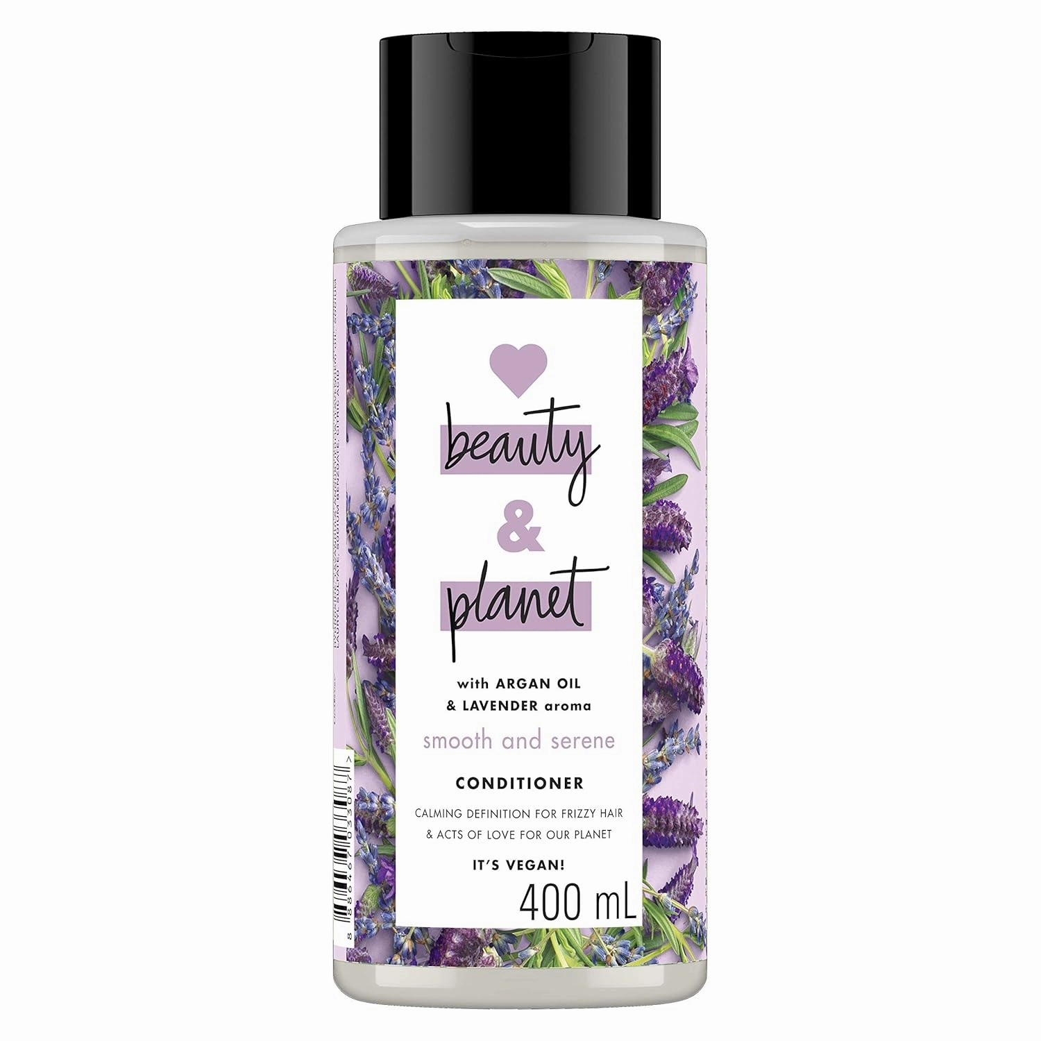 Love Beauty & Planet Argan Oil and Lavender, Smooth and Serene Conditioner, 400 ml/13.5 oz