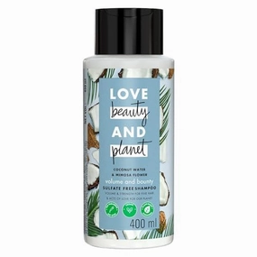 Love -Beauty and Planet Coconut Water Shampoo, Sulfate-Free Volume Shampoo, Mimosa Flower, 400ml