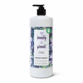 Love Beauty and Planet Smooth and Serene Dry Hair Conditioner Argan Oil & Lavender for Frizz Control Paraben Free, Silicone Free and Vegan Dry Hair Treatment 32.3 oz