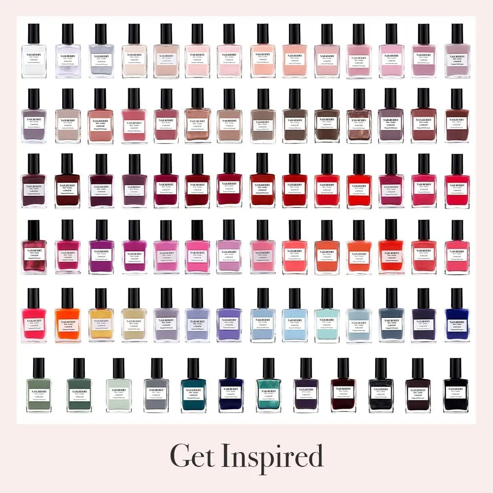 L'Oxygéné Oxygenated Nail Lacquer | Au Naturel | Light Beige & A Hint of Pink Opaque | UV Protected Long-Wear Nail Polish | 12-Free | Vegan | Certified Halal | Cruelty & Gluten Free | 15 ml