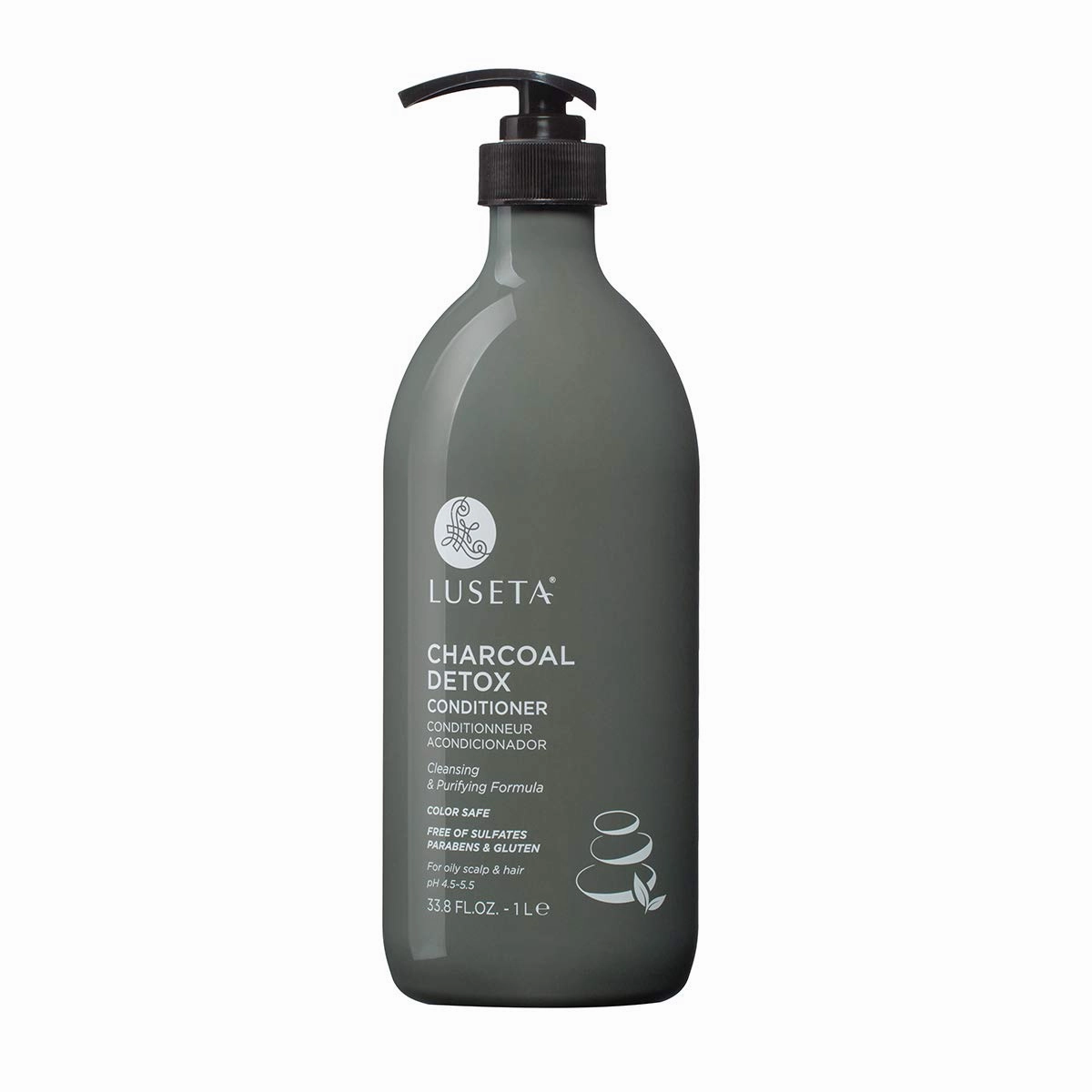 Luseta Charcoal Detox Hair Conditioner - Purifying Charcoal Conditioner - Volumizing & Moisturizing 33.8oz